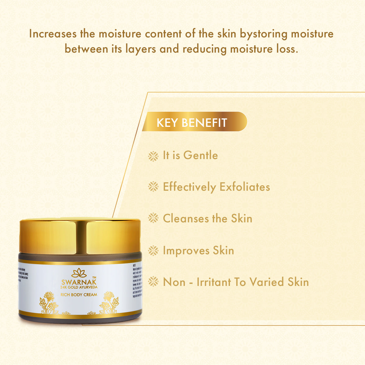 24K Gold Rich Body Cream