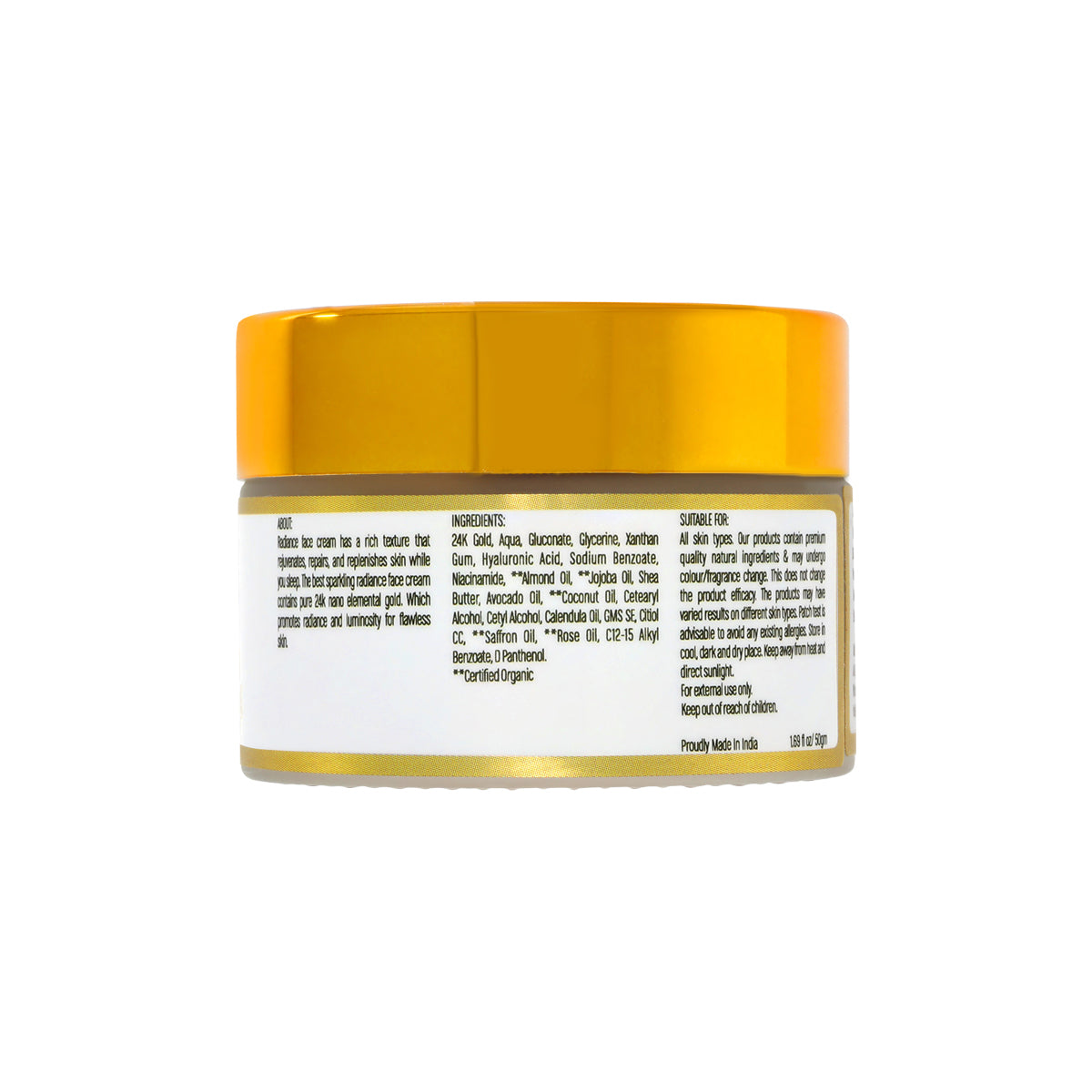 24k Gold Radiance Face Cream - Customize