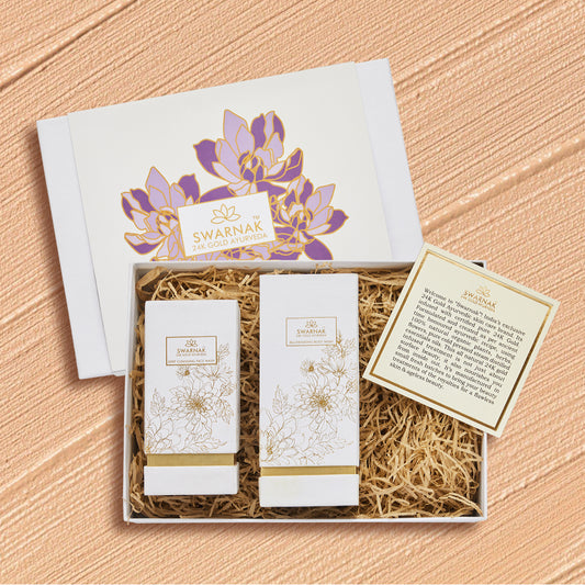 Daily Skincare Kit (24K Gold Rejuvenating Body Wash(200ml) + 24K Gold Deep Cleansing Face Wash(100ml)